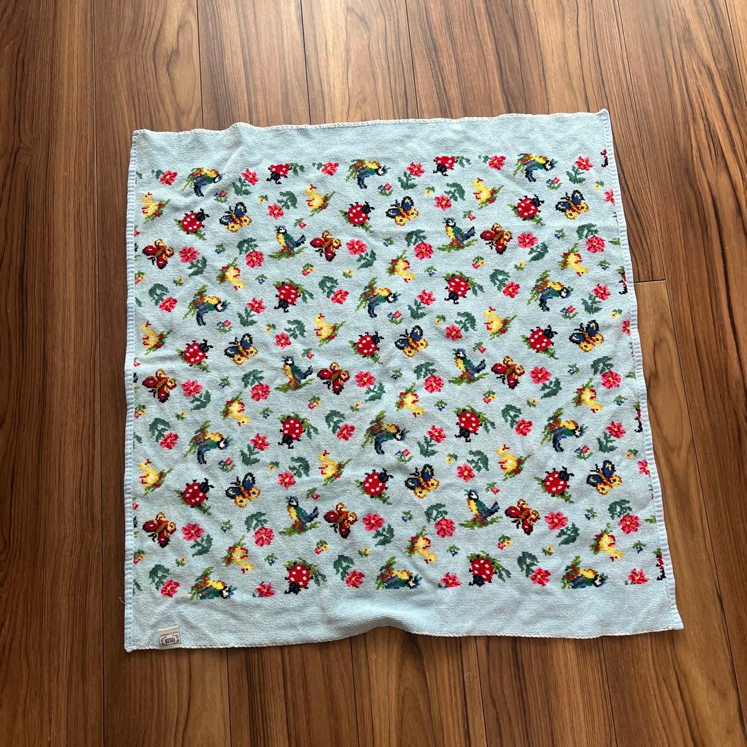 専用 FEILER ハイジ 花と蝶のコットンブランケット 約70cm