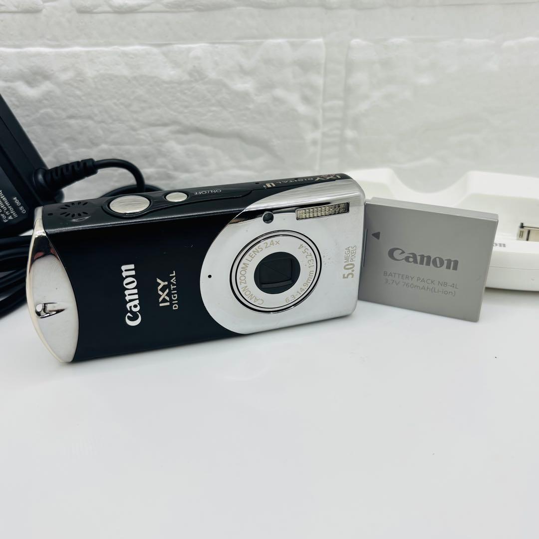 CANON IXY DIGITAL L3 PC1144 ブラック　イクシー Canon IXY DIGITAL L Piano Black 4.0MP Camera fixed focal length