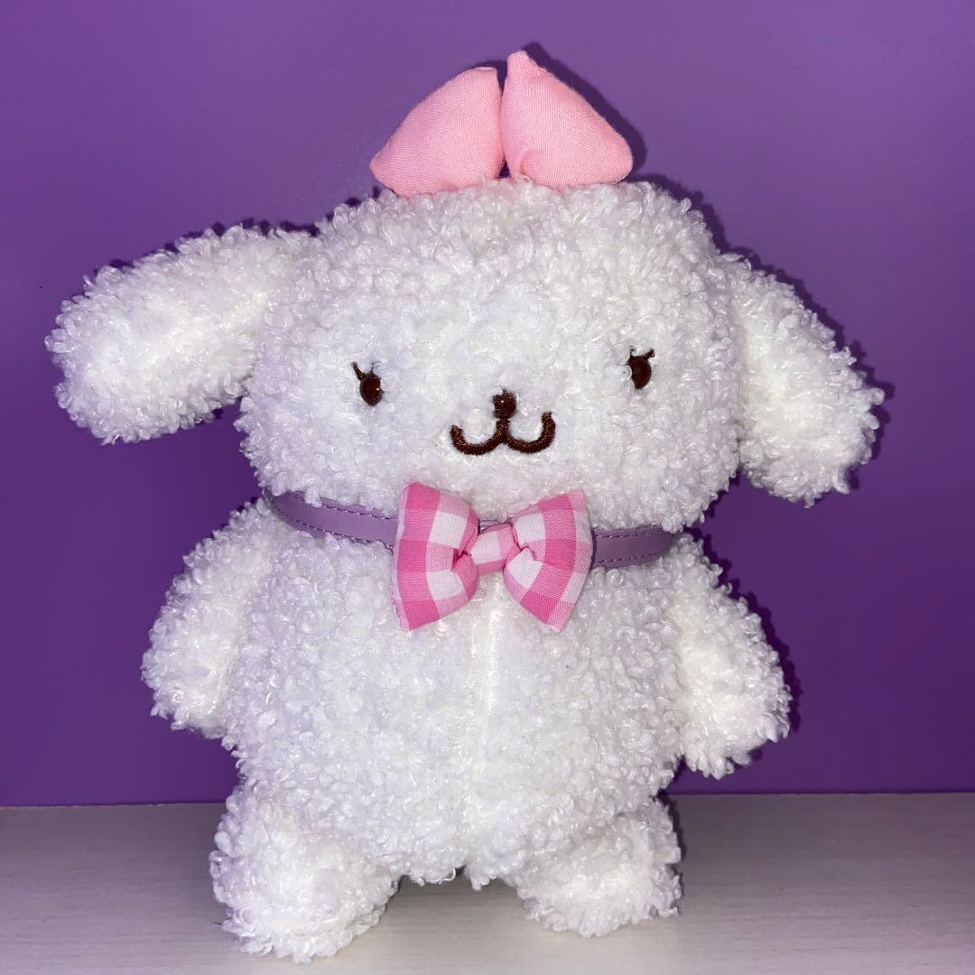 サンリオ ポムポムプリン ポーズがとれる ぬいぐるみ マスコット