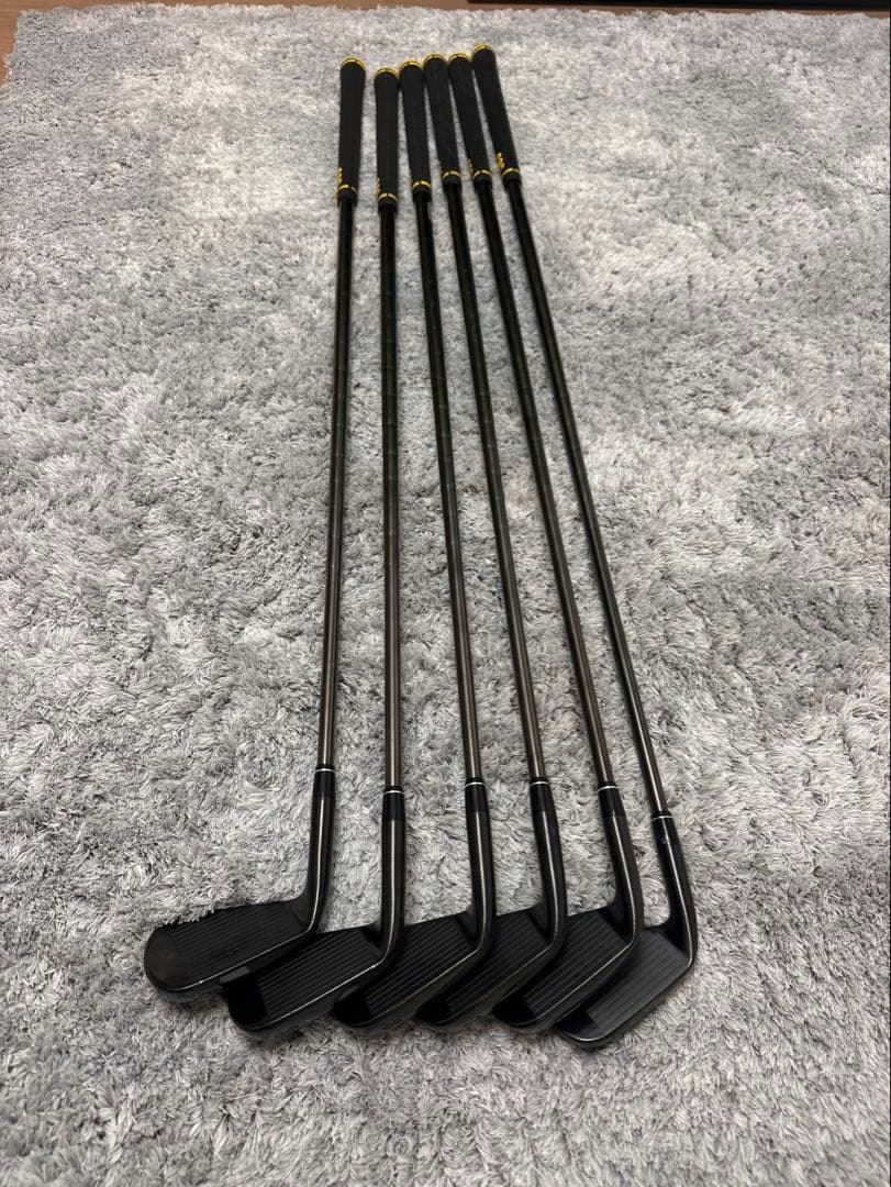 値下中！キャロウェイX FORGED STAR BLACKアイアン6 •硬さS アイアン 6本セット X FORGED ☆STAR☆アイアン クリスタルブラック