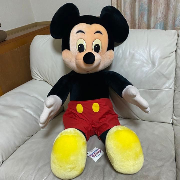 美品 新品未使用】激レア ディズニー ミッキーマウス 特大 ぬいぐるみ