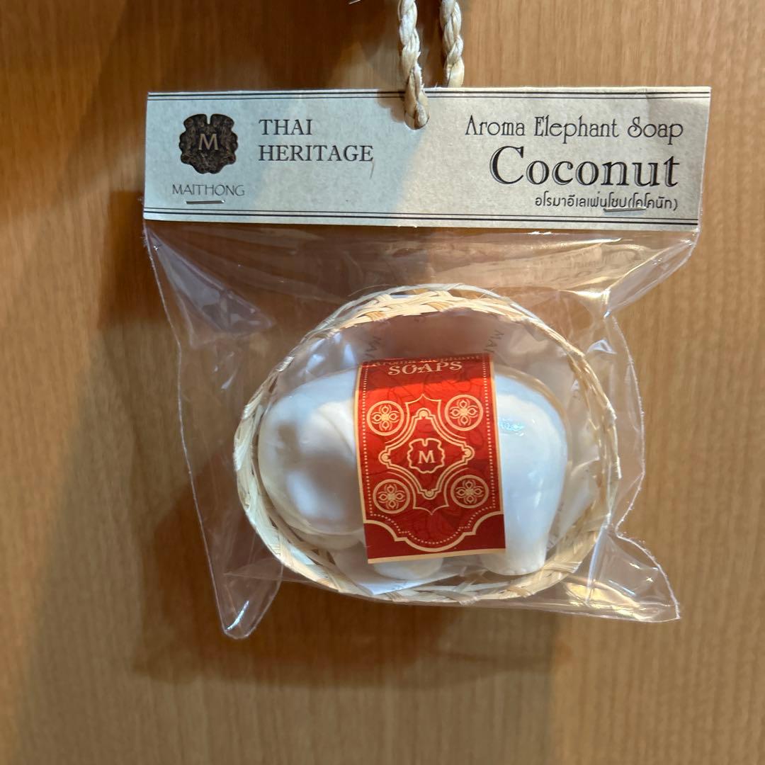 新品未使用】 タイ 石鹸 ゾウ ココナッツ お土産 アロマ - メルカリ