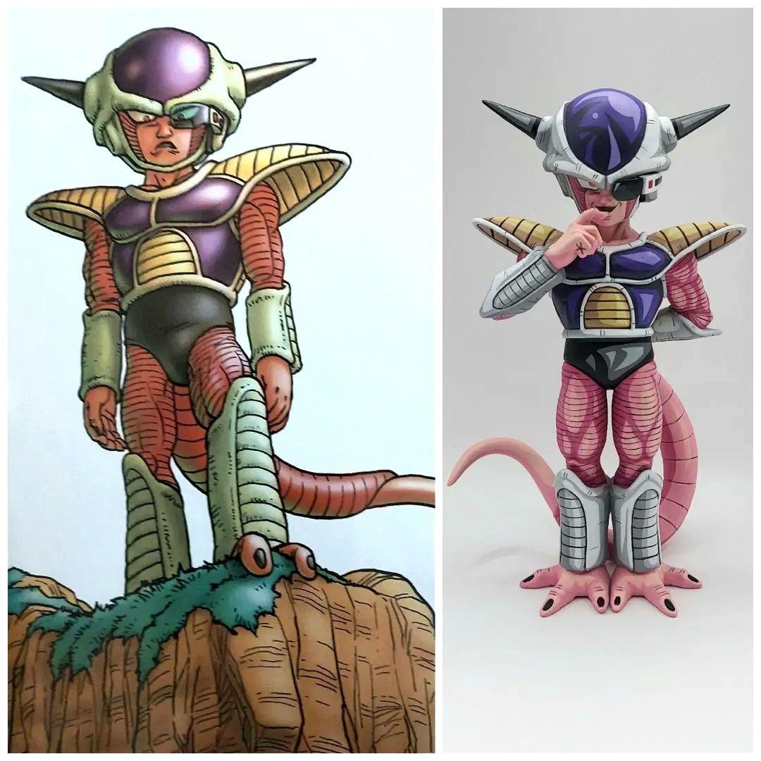 ドラゴンボール フリーザ フィギュア 原作カラー リペイント 二次元