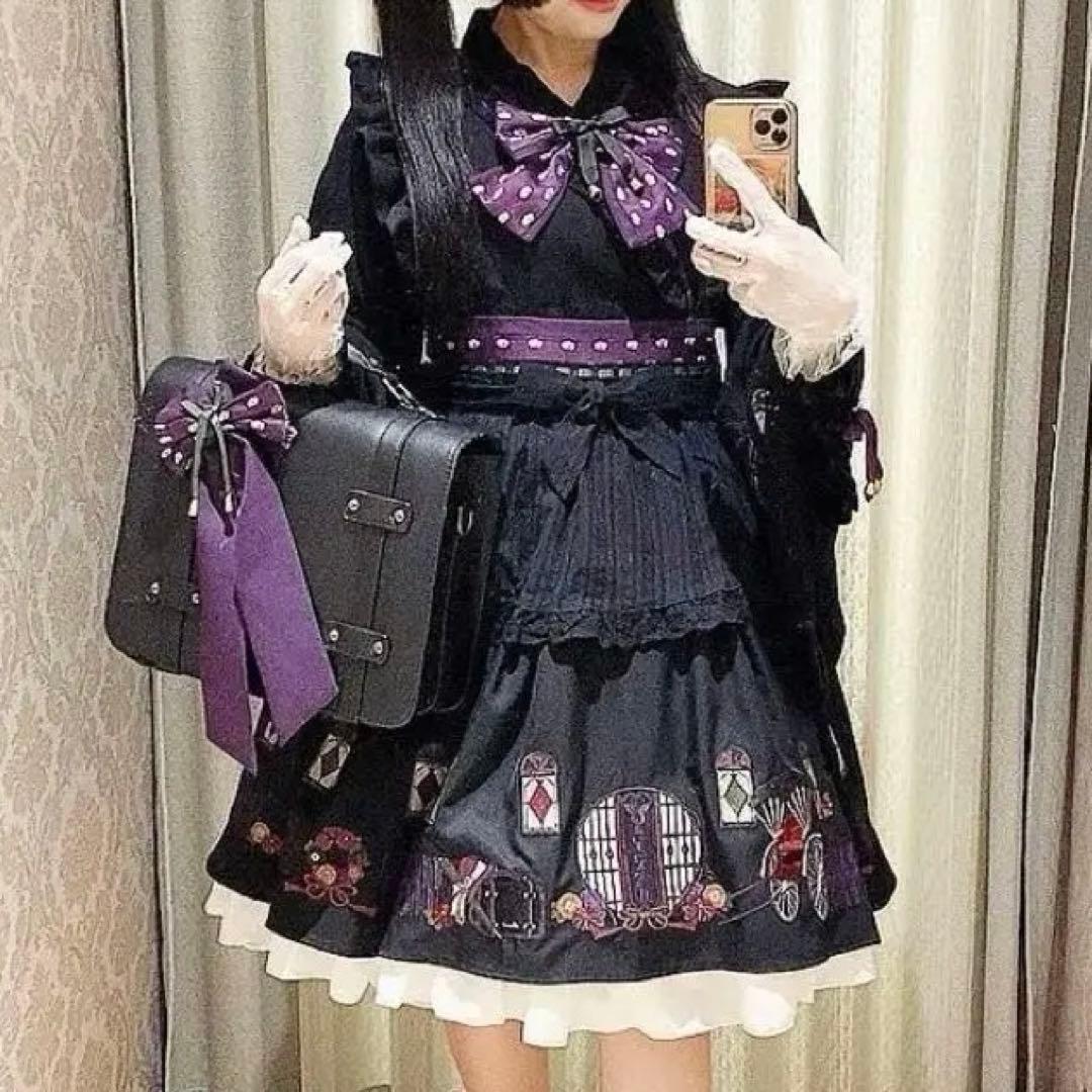 Amavel アマベル 大正浪漫の夢紀行 ミドルスカート ブラック - メルカリ