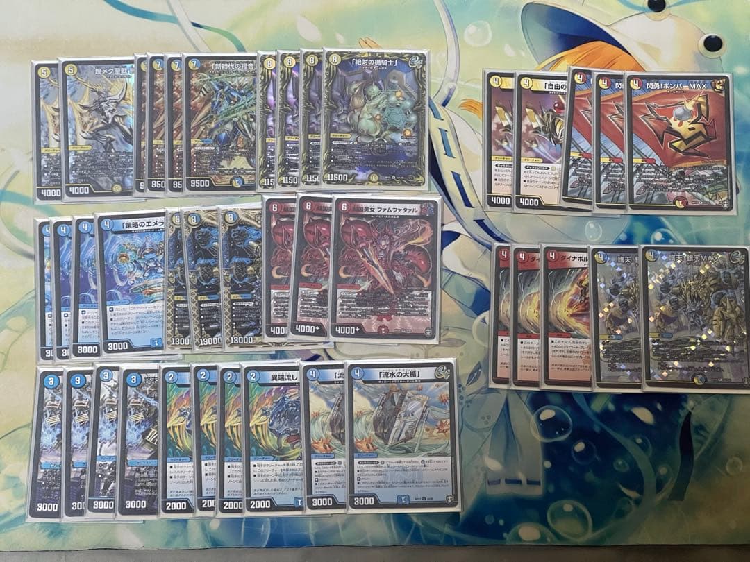 赤青白ギャラクシールド デッキ - メルカリ