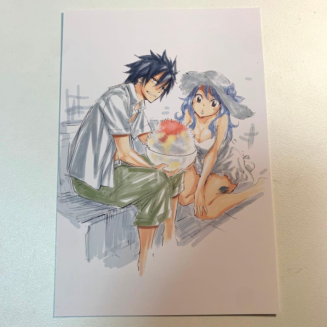 フェアリーテイル ジュビア グレイ ポストカード - メルカリ