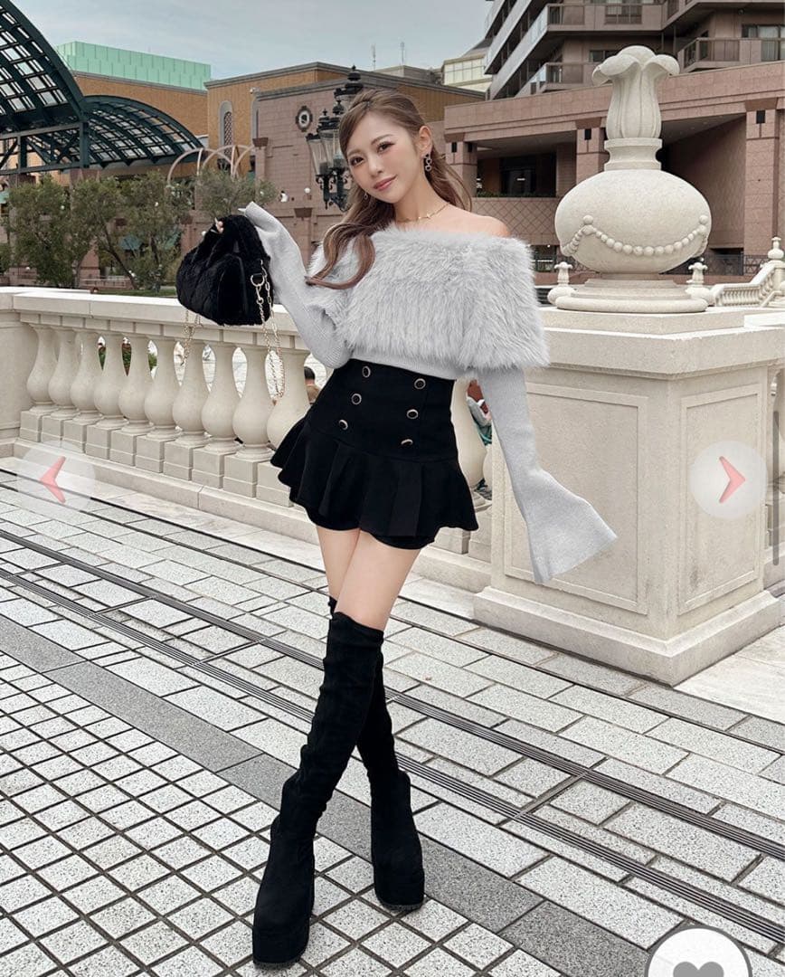 お値下けしました♡Cherimi 厚底スエードニーハイニーハイブーツ M