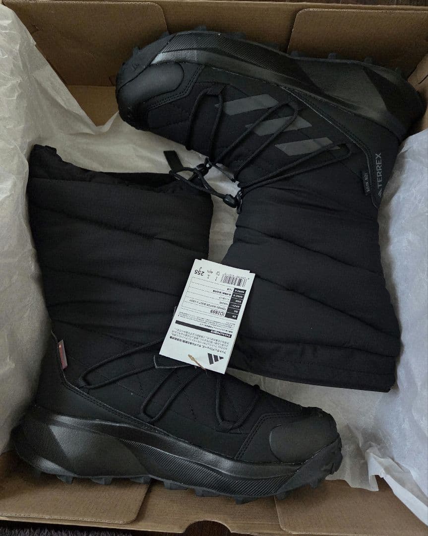 新品adidasTERREX ウィンターブーツ COLD.RDY黒 25.5cm