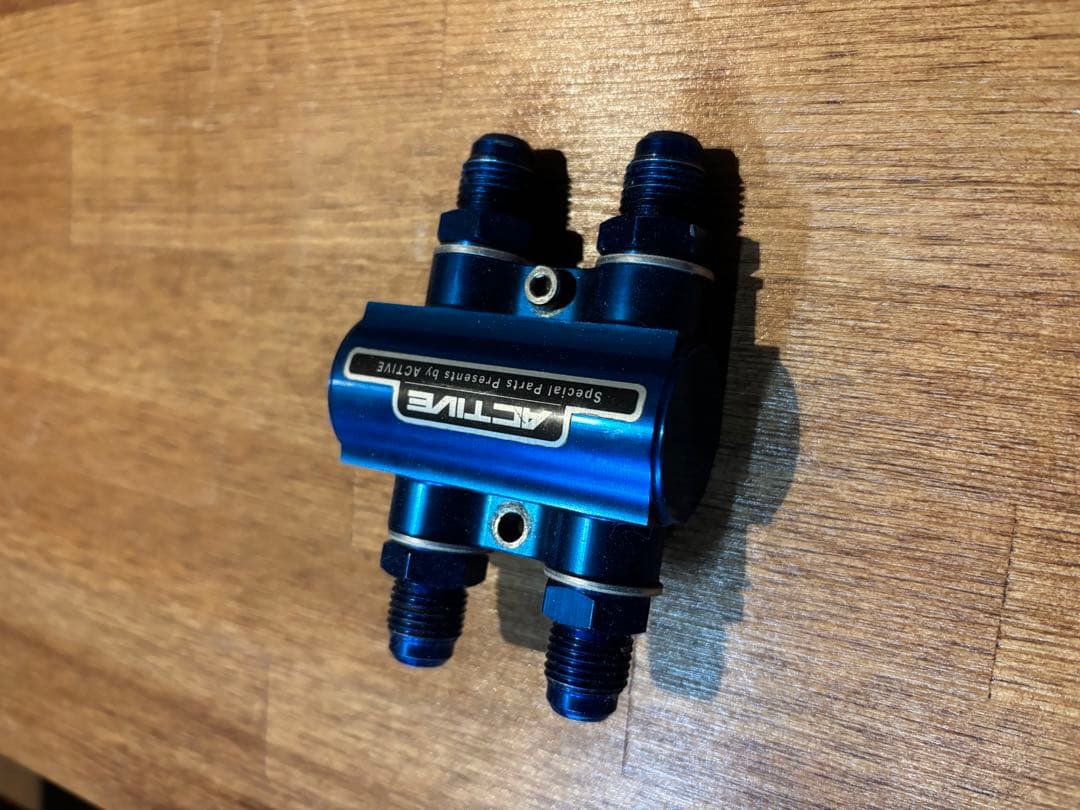 ACTIVA オイルクーラー -8AN 青