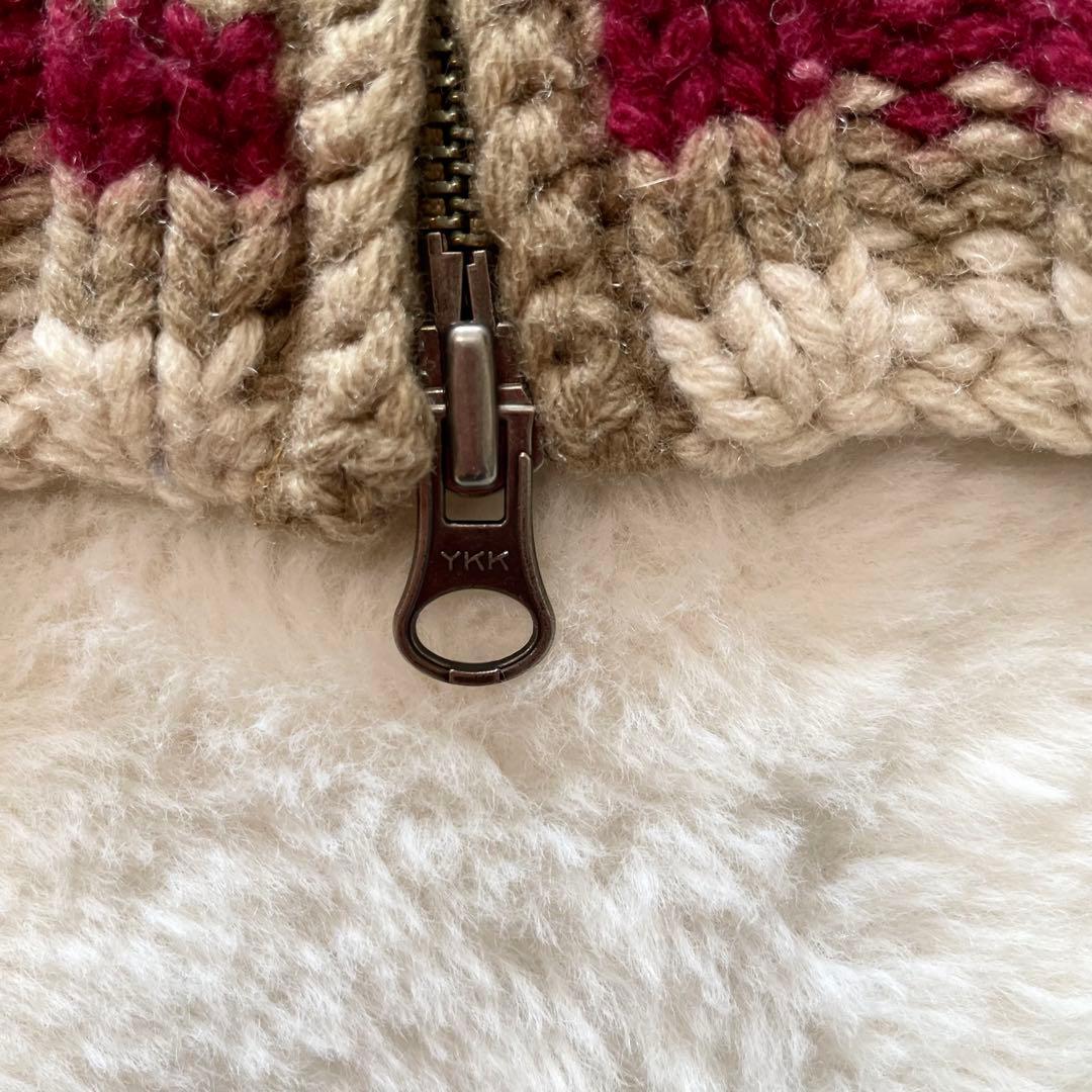 希少】トミーヒルフィガー ネイティブ柄 カウチン ドライバーズニット