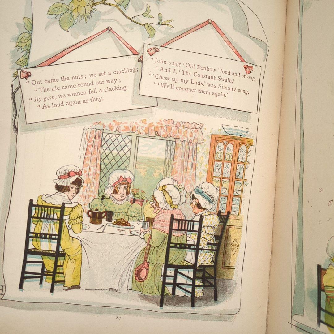 稀少1882アンティーク絵本 児童書 洋書古書 ヴンテージ ヴィクトリアン