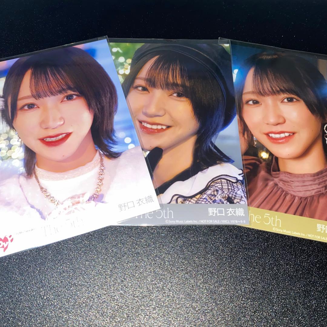 LOVE イコラブ the5th 封入 コンプ 生写真 野口衣織 - メルカリ
