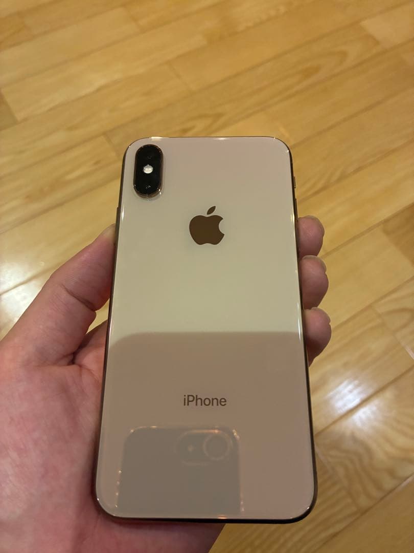 iphoneXs 256GB ゴールド 92% SIMロック無 残債無