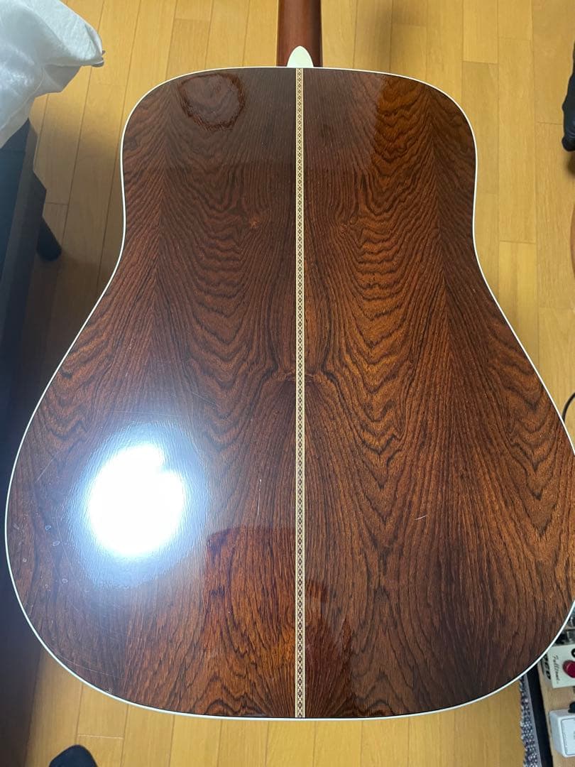 yu！！モーリスM-601アコースティックギターハカランダ材使用モデル Morris Morris M-601 Acoustic Guitar Made in Japan ハードケース付き