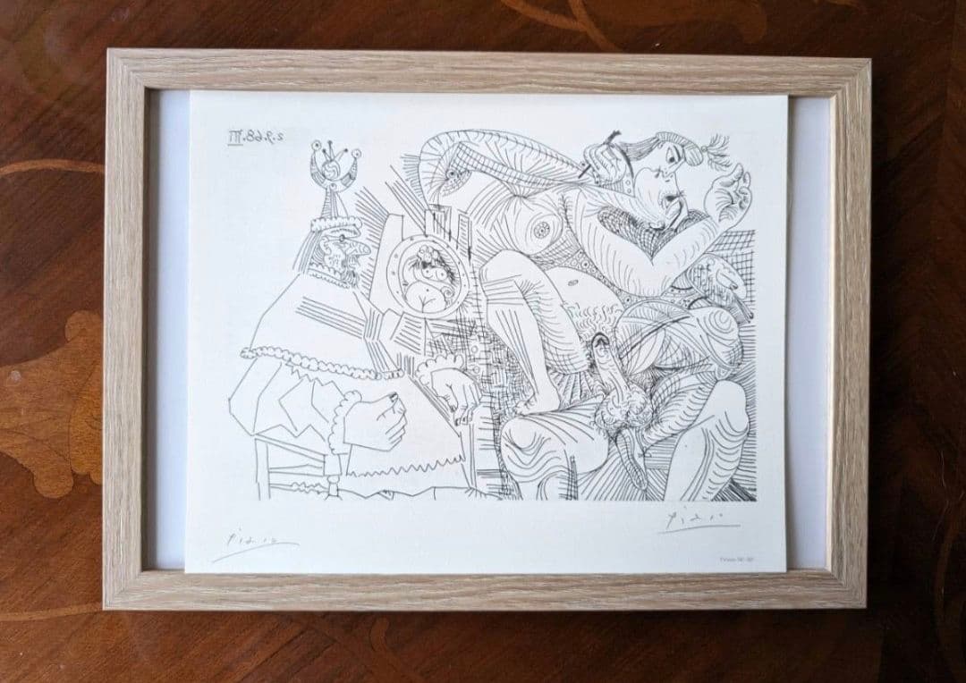 未使用】【ピカソ 真作】真作保証紙COA付き✰大変希少なエッジング画集