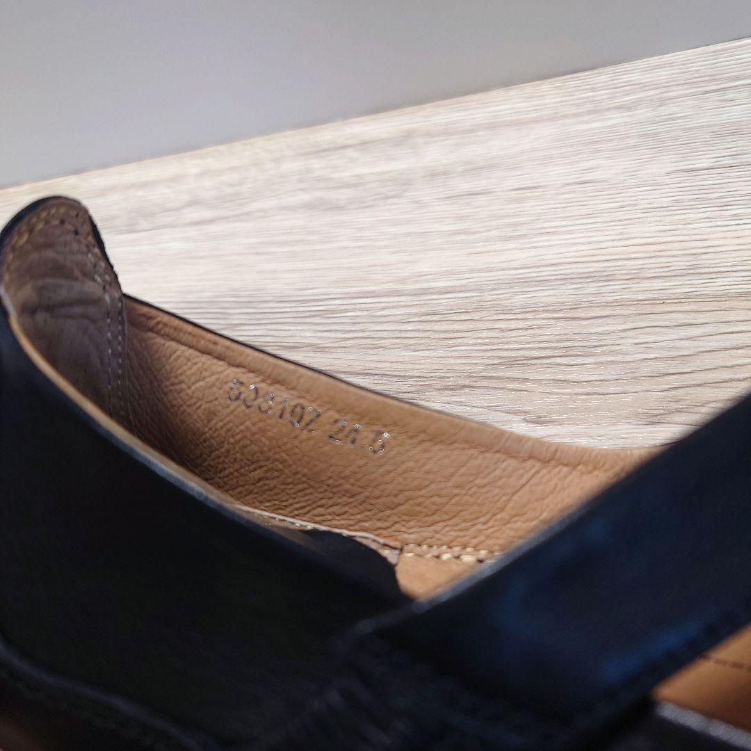 SAYA プラットシューズ　ブラック　24.5cm