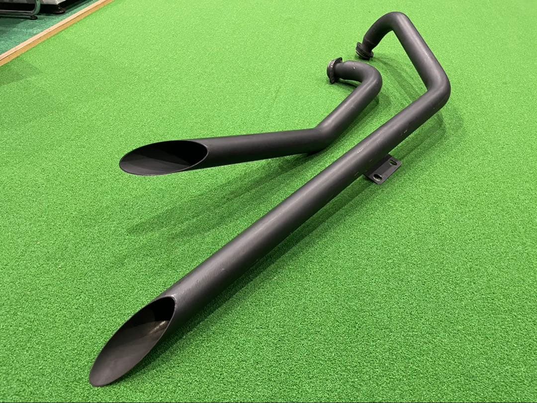 バルカン400クラシック　スラッシュカットマフラー マットブラック バルカン400クラシック バルカン400クラシック スラッシュカット