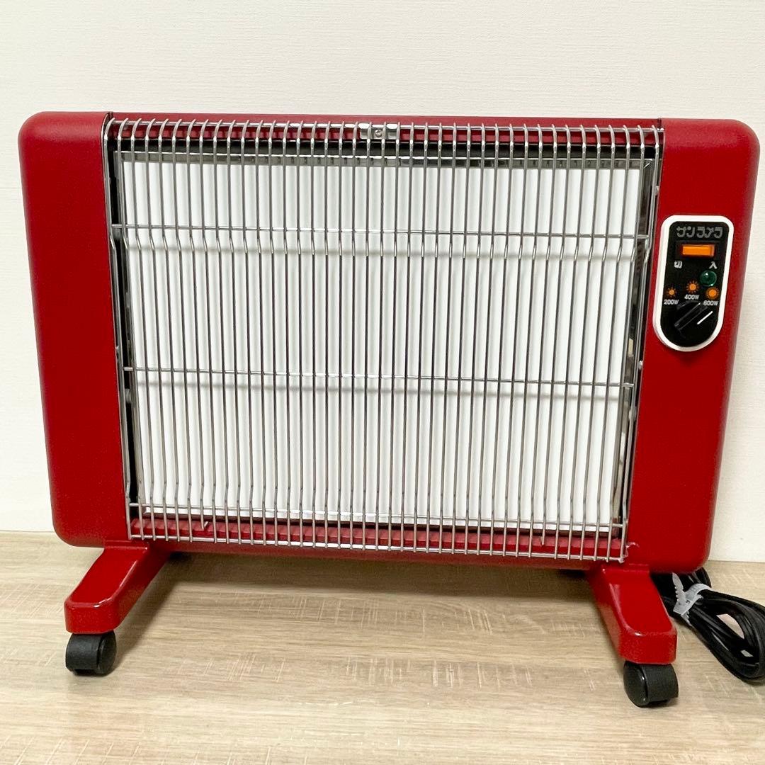 ★美品★ サンラメラ 遠赤外線 パネルヒーター 600W型 （062） レッド 楽天市場】☆5年保証☆サンラメラ600W型 【正規販売店】 遠赤外線輻射