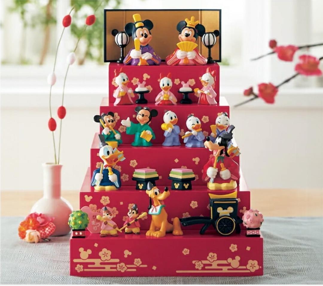 ディズニー 壇付きおひなさまフルセット ◆ レッド ◆ 壇付きおひなさまフルセット(ディズニー/Disney)｜通販のベルメゾンネット