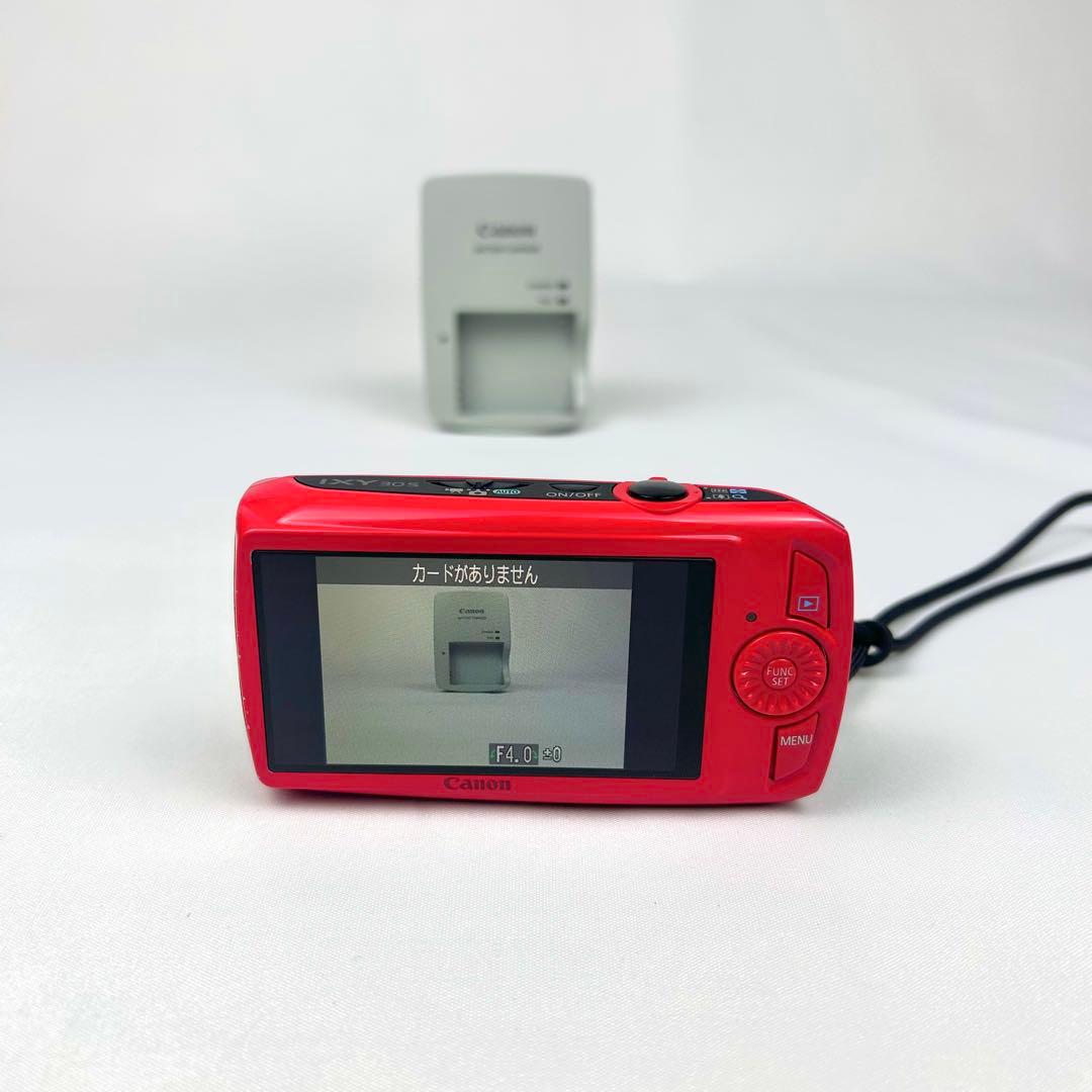 美品】Canon キャノン IXY 30S レッド 赤 コンデジ 動作確認済 - メルカリ