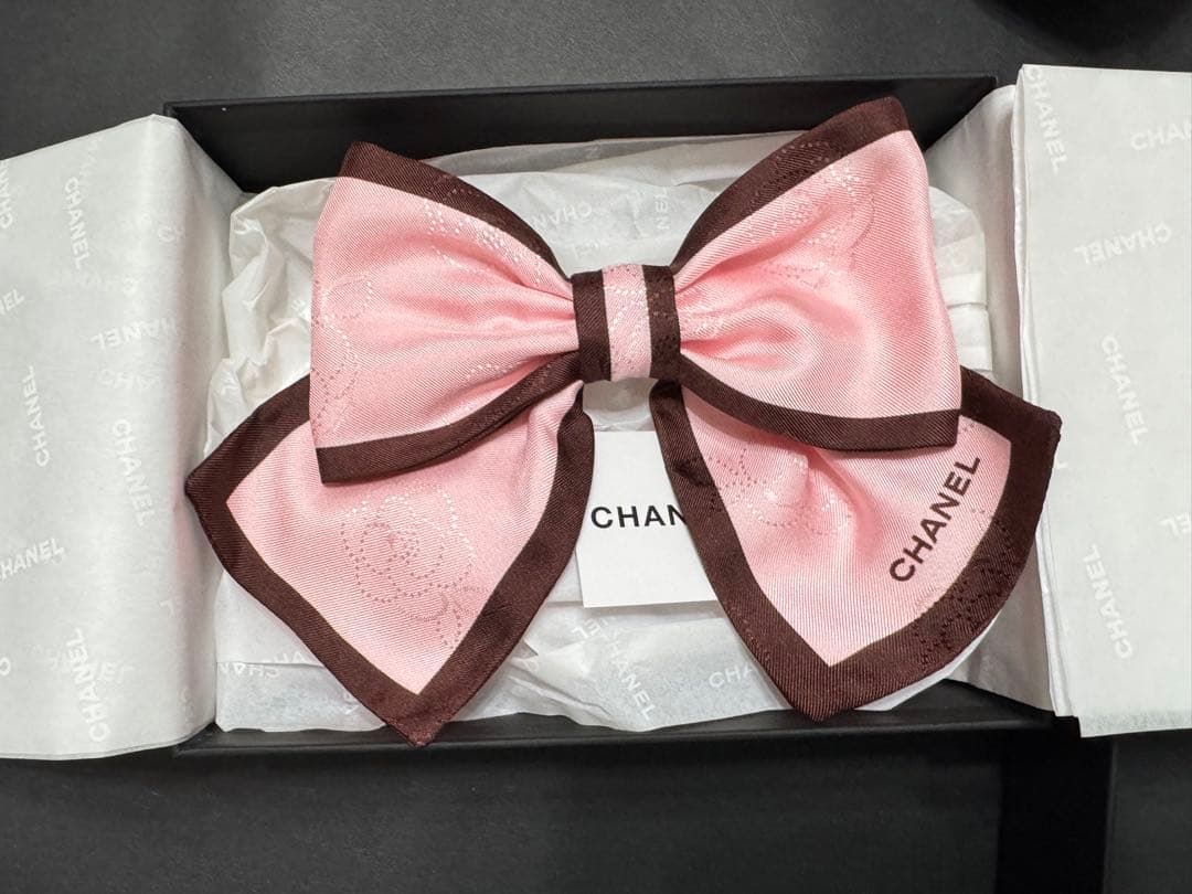 CHANEL シャネル バレッタ ヘアバレッタ ピンク リボン 新品 未使用