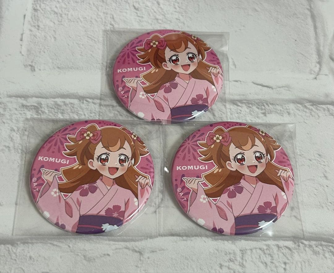 プリキュア わんぷり 犬飼こむぎ 缶バッジ 夏めくわんだふる！ - メルカリ