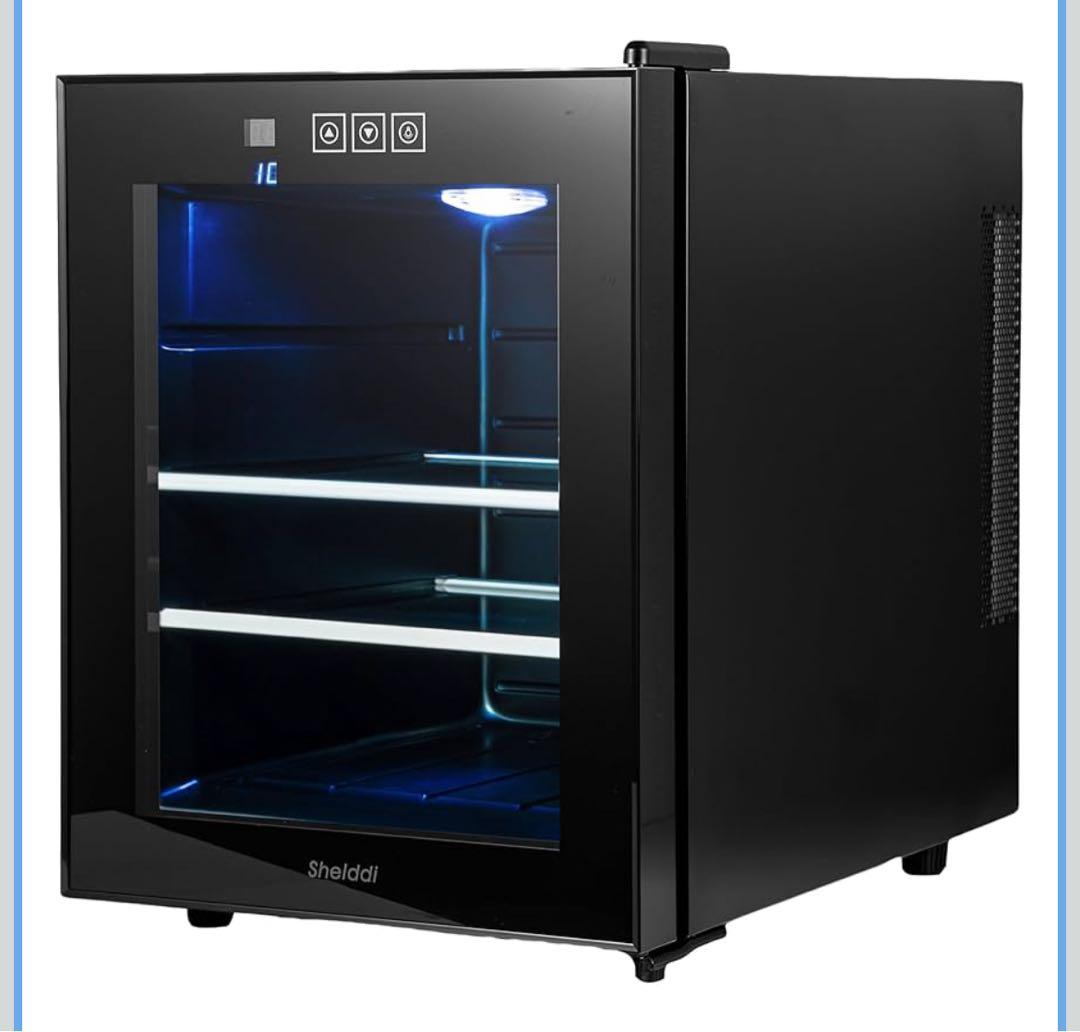 ミニ冷蔵庫 33L 静音 おしゃれ 省エネ 小型電子冷蔵庫 一人用 ペルチェ式 Amazon | Shelddi ミニ冷蔵庫 33L 静音 おしゃれ 省エネ 小型電子