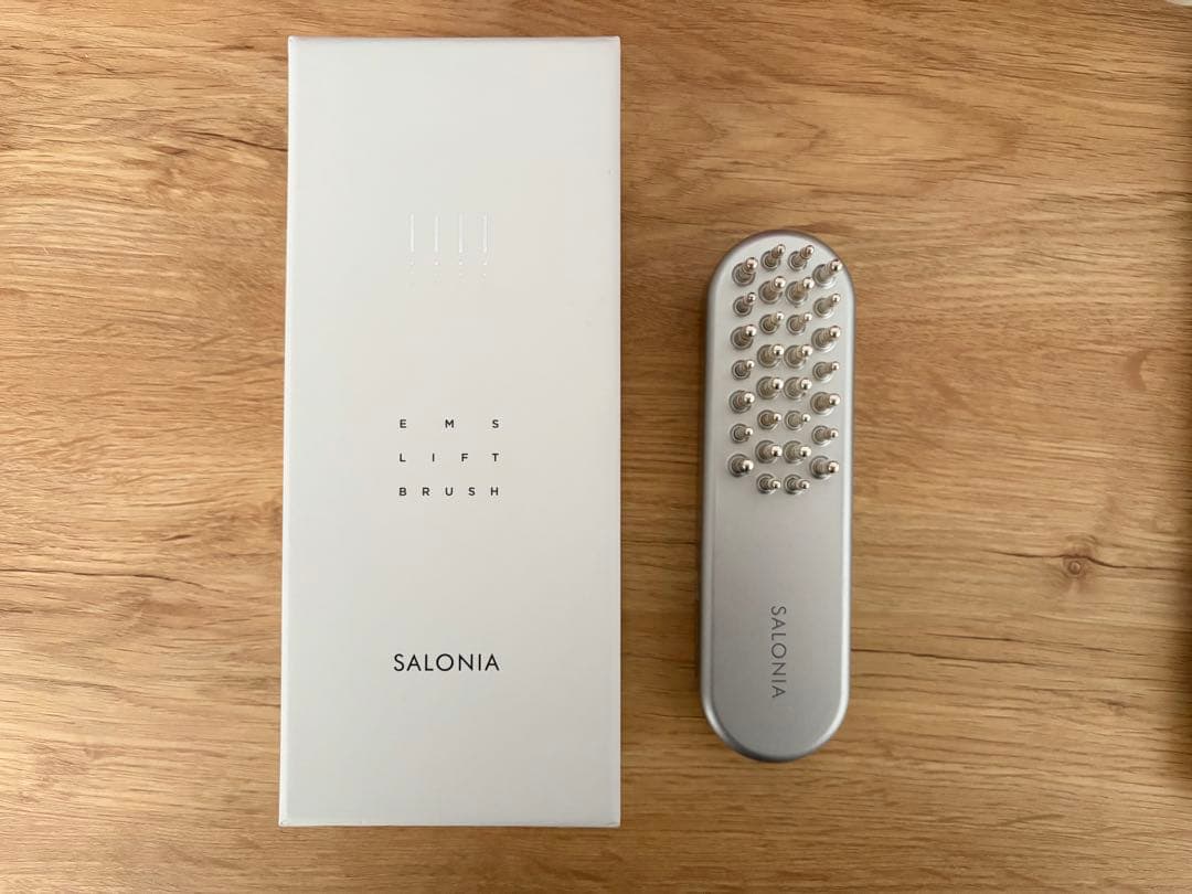 SALONIA 電気ブラシ 美顔器 リフトケア EMS SALONIA（サロニア） 美顔器 ブラシ EMS リフトケア 頭皮 頭筋 ハリ