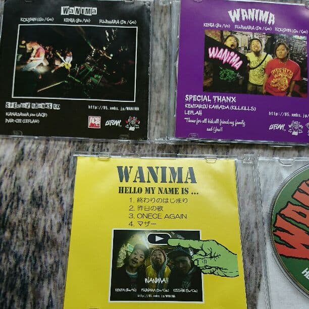 WANIMA インディーズ デモCD 3枚セット - メルカリ