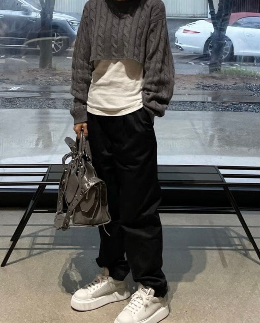 ok.soon×dickies 2tucktaperedchinopants ok.soon×dickies 2tuck tapered chino pants | ok