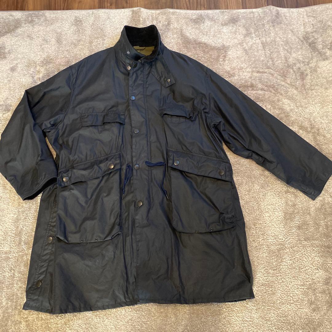 バブアー×キャプテンサンシャイン トラベラーコートサイズ38 ネイビー