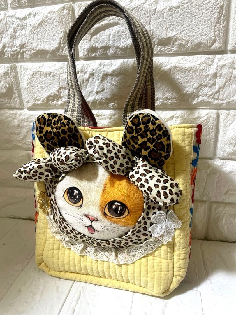 コヤンイサムチョンハンドメイドリメイクヌピ インド、刺繍、トート