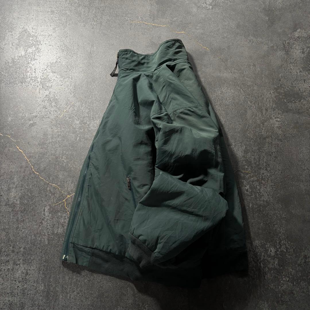 L.L.Bean エルエルビーンウォームアップジャケットグリーンフリース古着XL