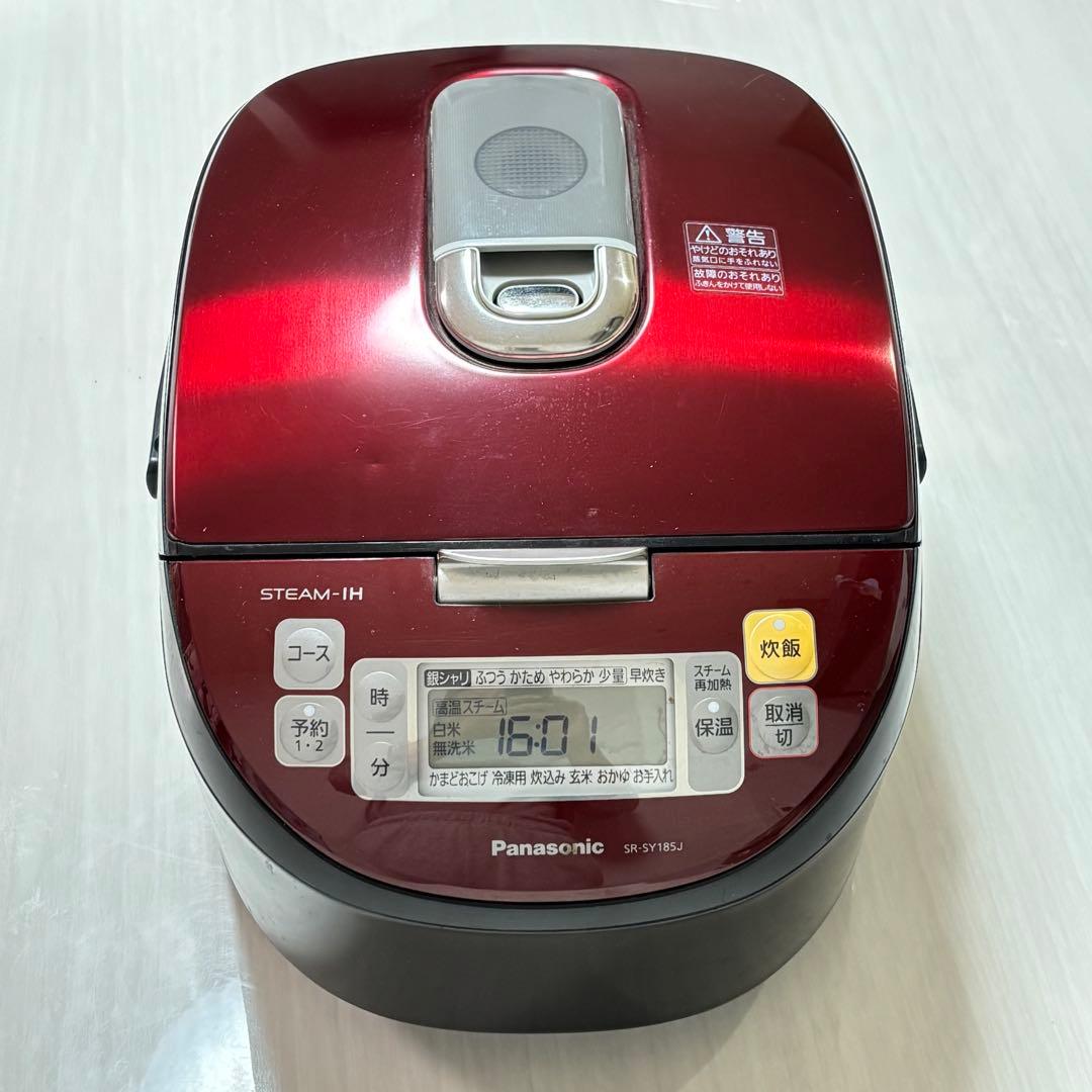 Panasonic炊飯器 Steam-IH 一升(10合)だきSR-SY185J - メルカリ