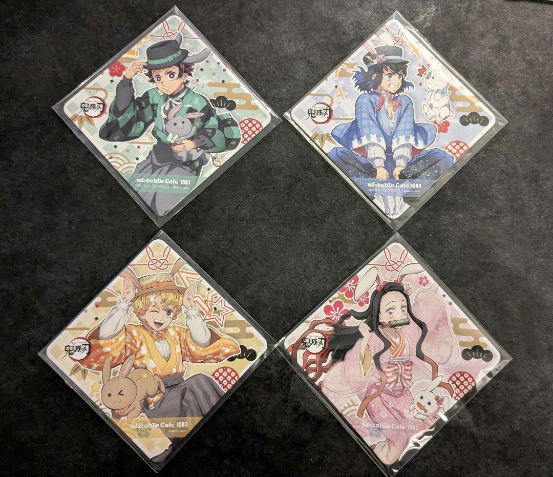 鬼滅の刃 AGF TOGO コースター 炭治郎 禰豆子 善逸 伊之助 - メルカリ