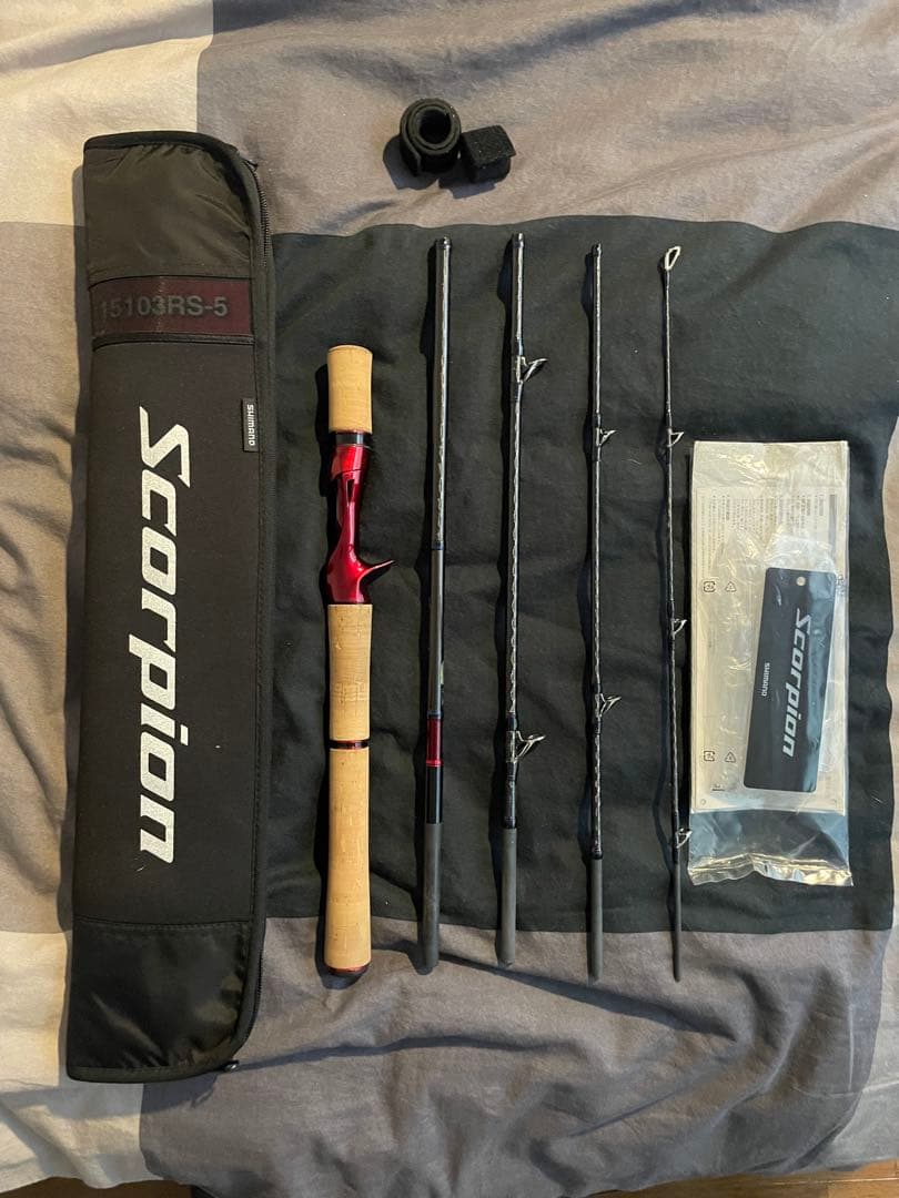Scorpion バスロッド 15103RS-5 おまけ付 シマノ（SHIMANO） スコーピオン 15103RS-5 (ベイトモデル) 5ピース