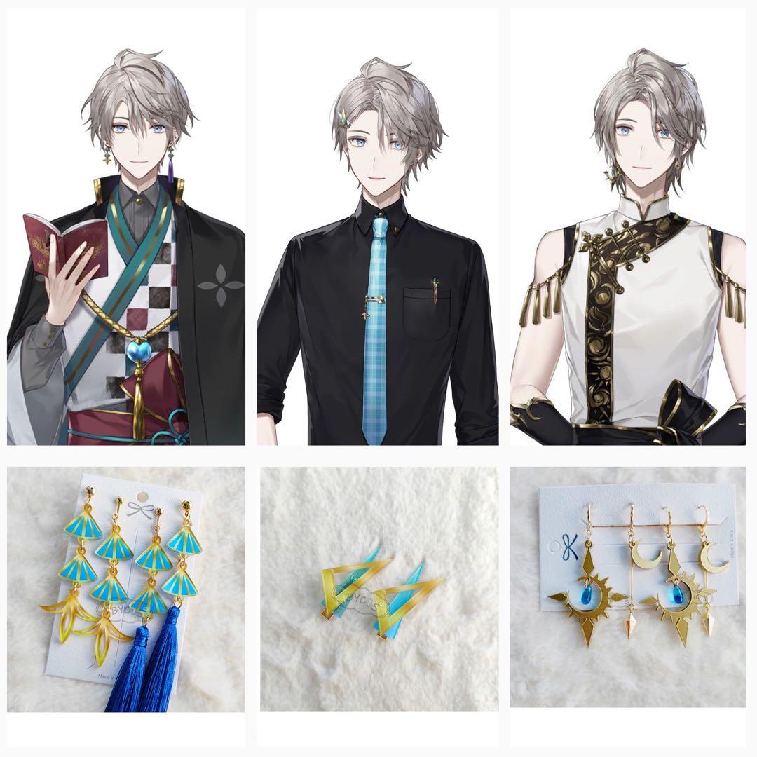 にじさんじ 衣装VTuber 甲斐田晴 コスプレ衣装 ウィッグ·靴·ピアス追加