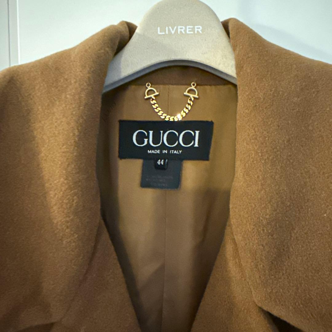 希少！GUCCI ウールジャケットコート 44ドゥーズィエムクラス
