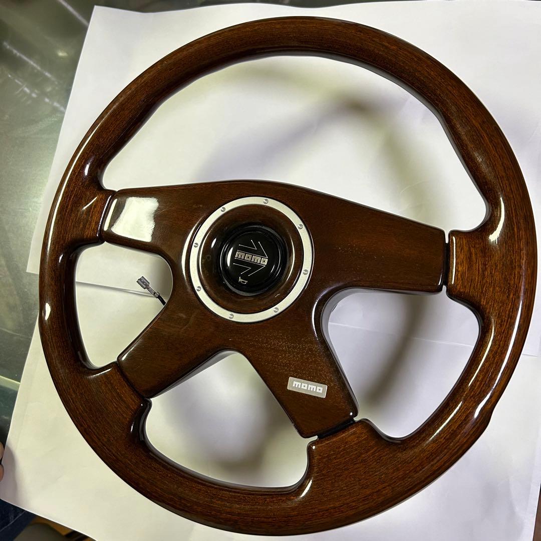 モモ ウッド ステアリング MOMO ハンドル - メルカリ