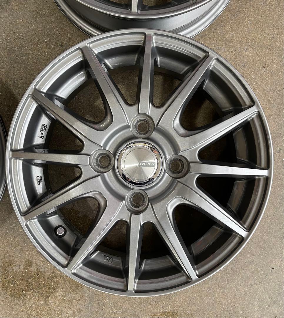 社外アルミホイール WEZEN 13×4.0J 100 4H 42 4本