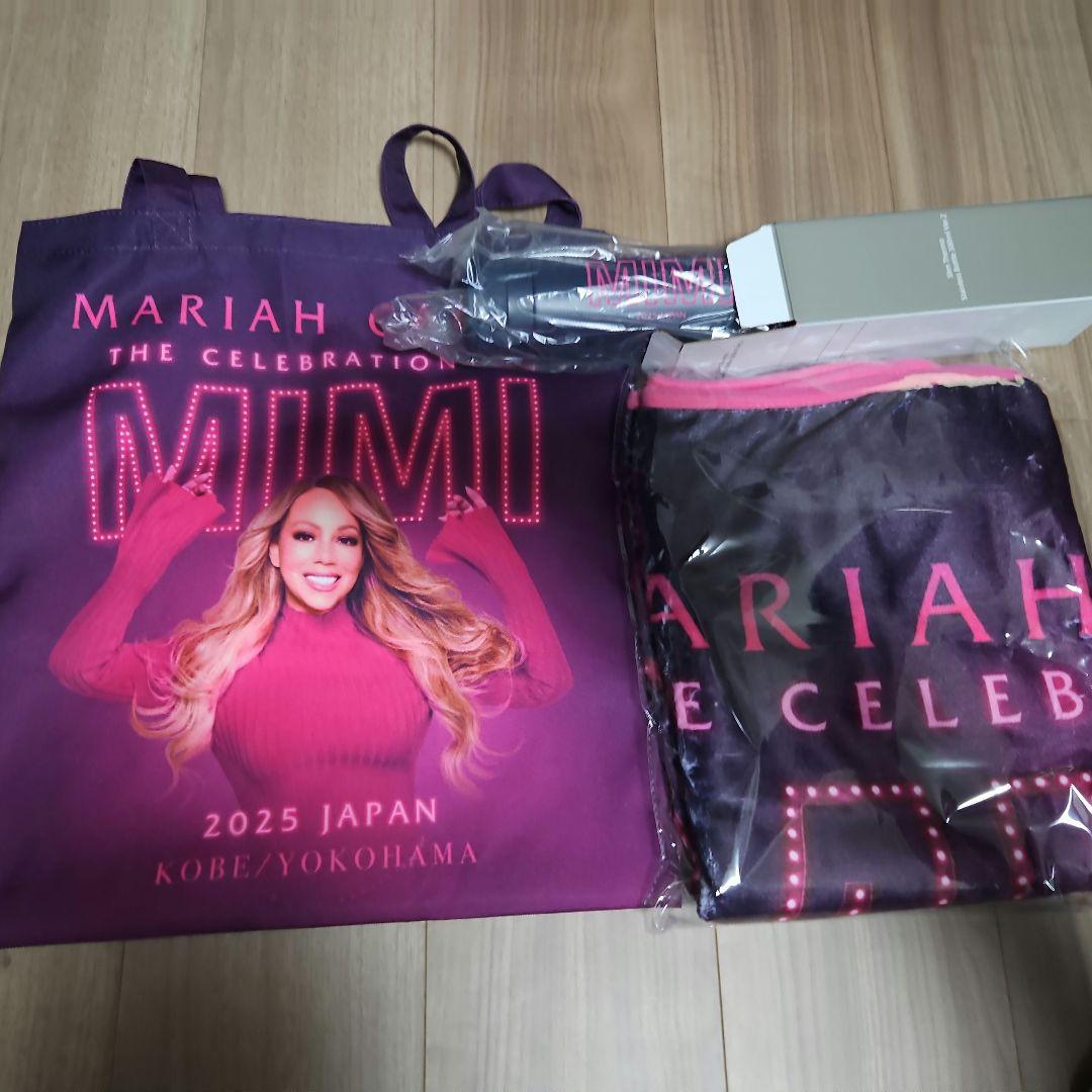 Mariah Careyマライアキャリー来日コンサートGOLD特典グッズ未使用
