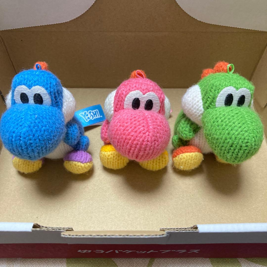 amiibo あみぐるみヨッシー 3種類セット Amazon | amiibo あみぐるみヨッシー みどり ピンク みずいろ 全3種