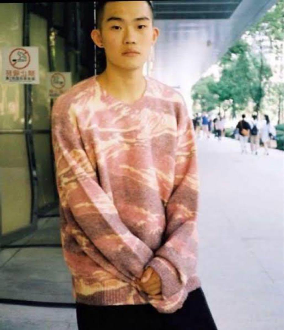 Stussy 22awマーブル　ニット M stussy 22aw マーブル模様 ニットセーター - メルカリ