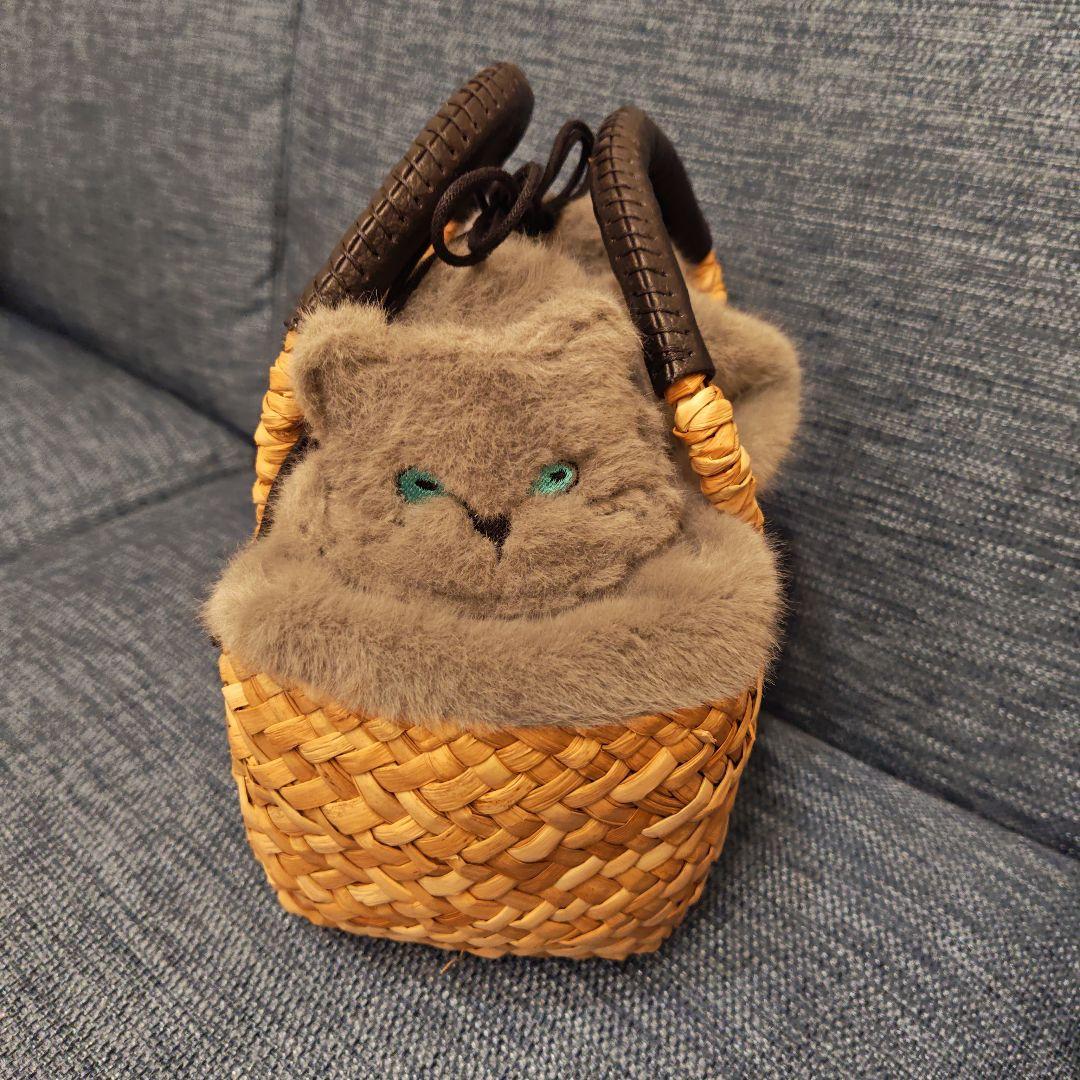 HAYNI ヘイニ 猫モチーフ かごバッグ タグなし新品 HAYNI（ヘイニ） 爆買 AIM医学研究支援PJ実施中｜ ねこ モチーフ かご