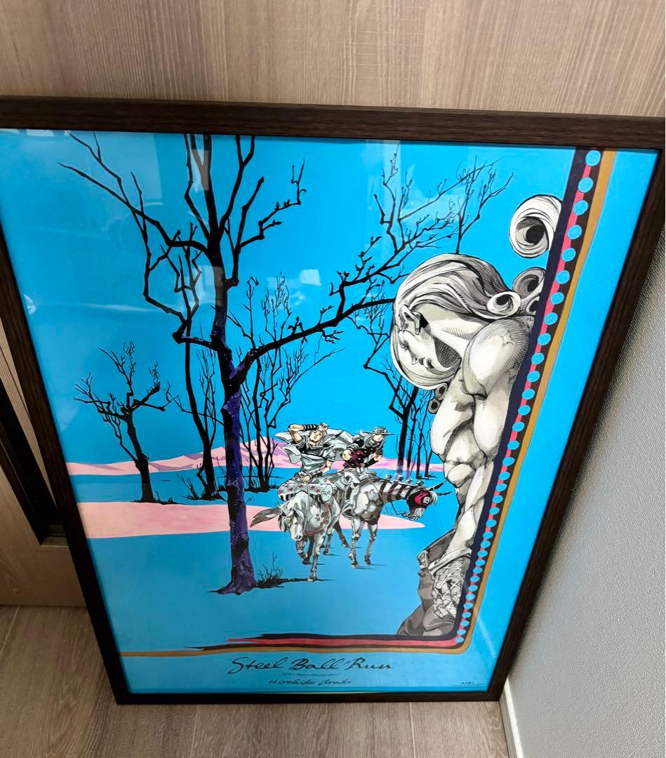 ジョジョの奇妙な冒険 jojo展 7部 スティール・ボール・ラン ポスター