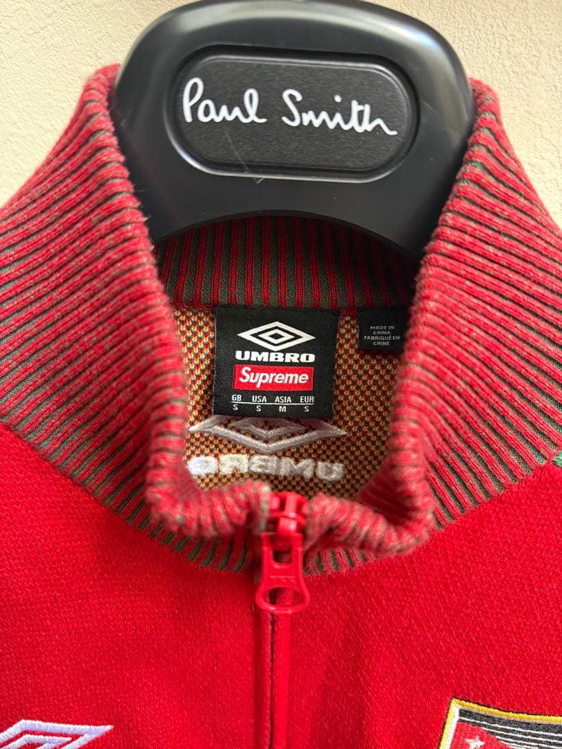 断*男様 Supreme x Umbro Zip Up Sweater 