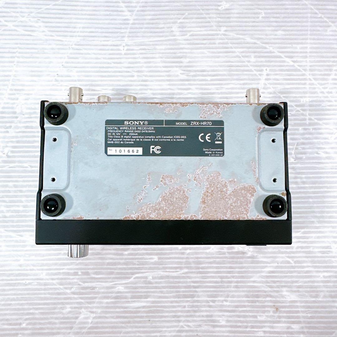 美品】SONY ワイヤレスマイクシステム ZRX-HR70/ZTX-B02RC - メルカリ