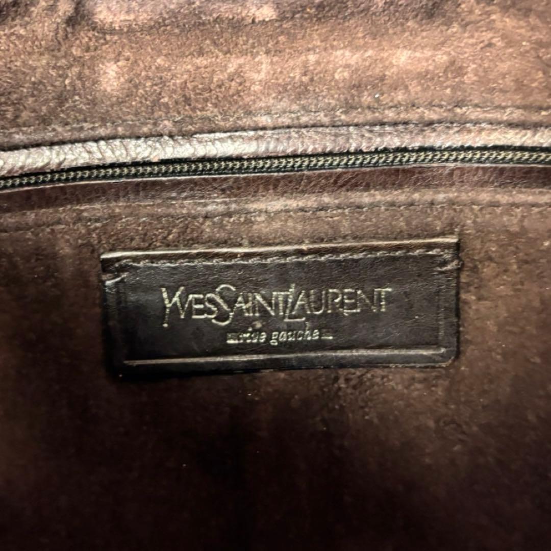 専用イヴサンローラン モンバサ ワンショルダーバッグ レザー 茶色 y2k