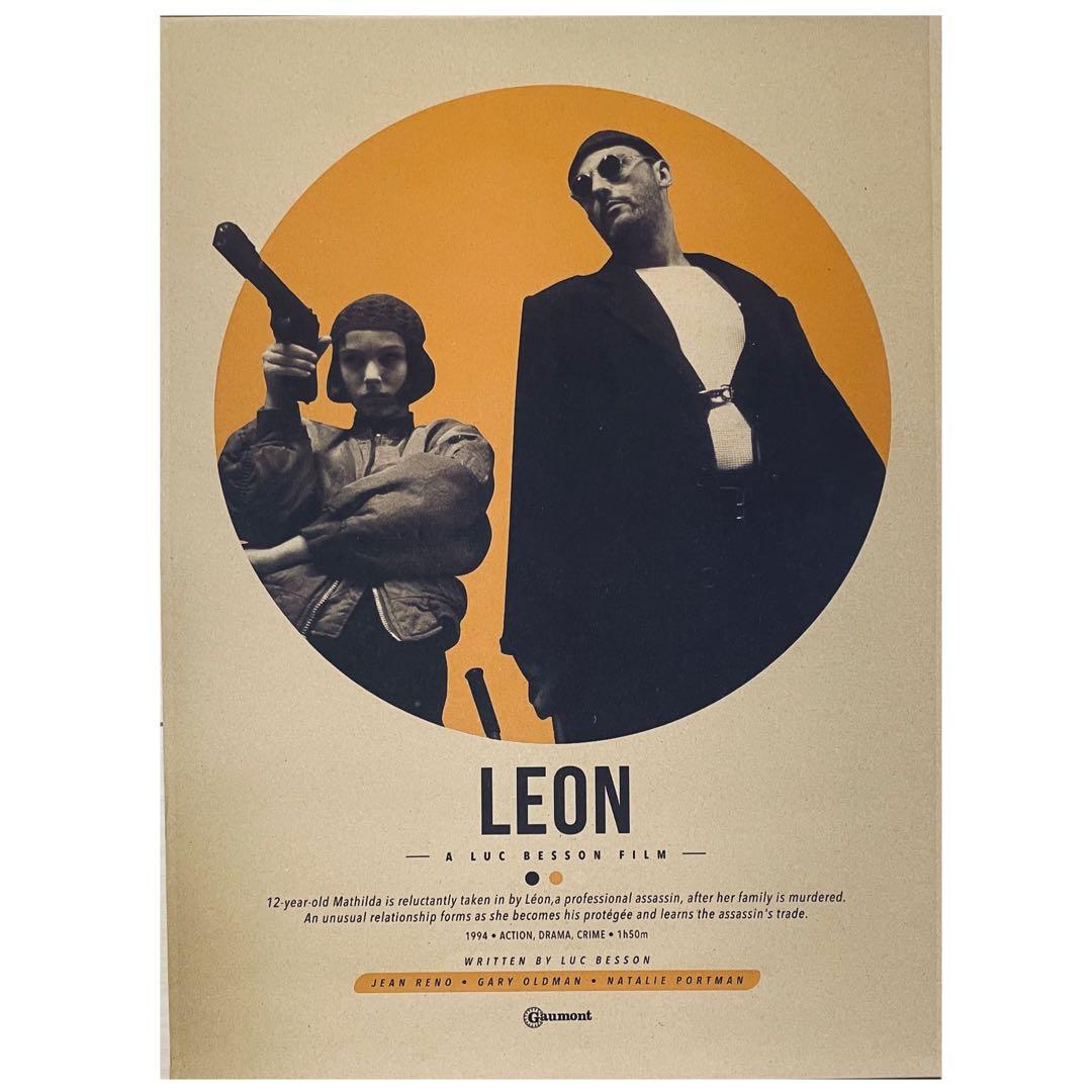 K510A3 レオン LEON 映画 ポスター ジャンレノ リュック・ベッソン