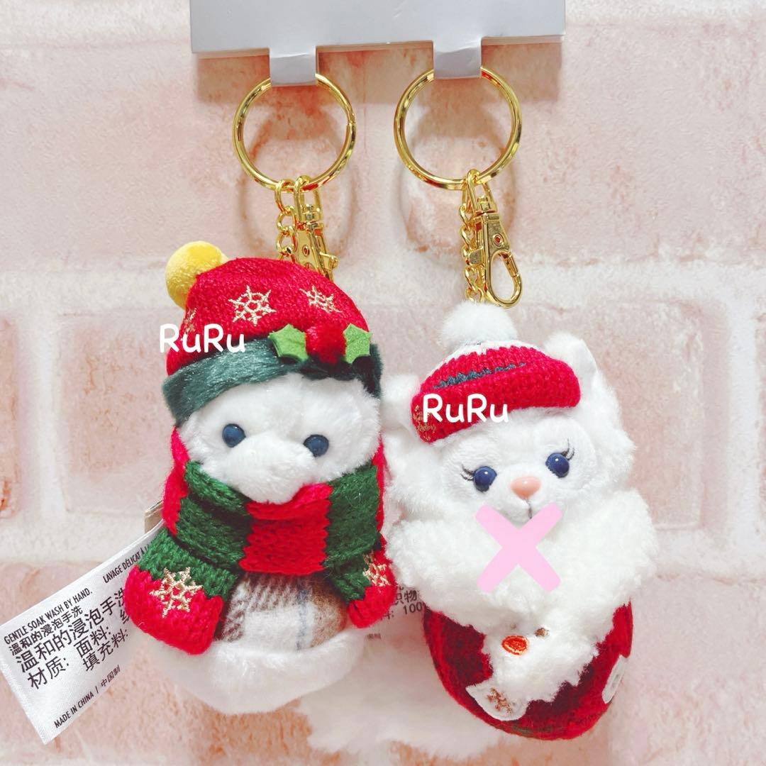 上海ディズニー クリスマス 雪だるま オルメル キーチェーン 新品